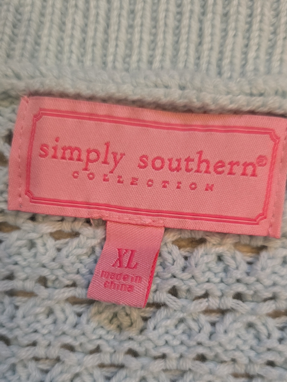 Simply Southern Collection Crochet Knit 1/2 Zipper Sweater Vest - Picture 5 of 9